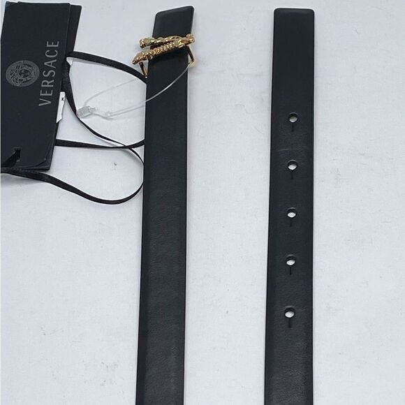 Versace Virtus Leather Belt size 60/24” main image 12